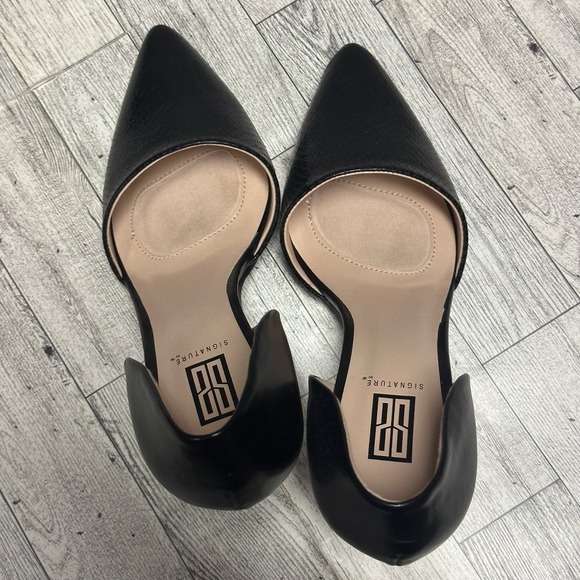 SS Signature | Arlene Black Snake Side Cut Out Heels | 8.5 - Picture 5 of 9